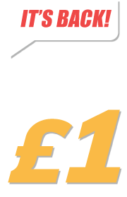 Book any holiday for just £1pp
