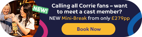 Calling all Corrie fans - want to meet a cast member? New Mini-Break from only £279pp. Book Now